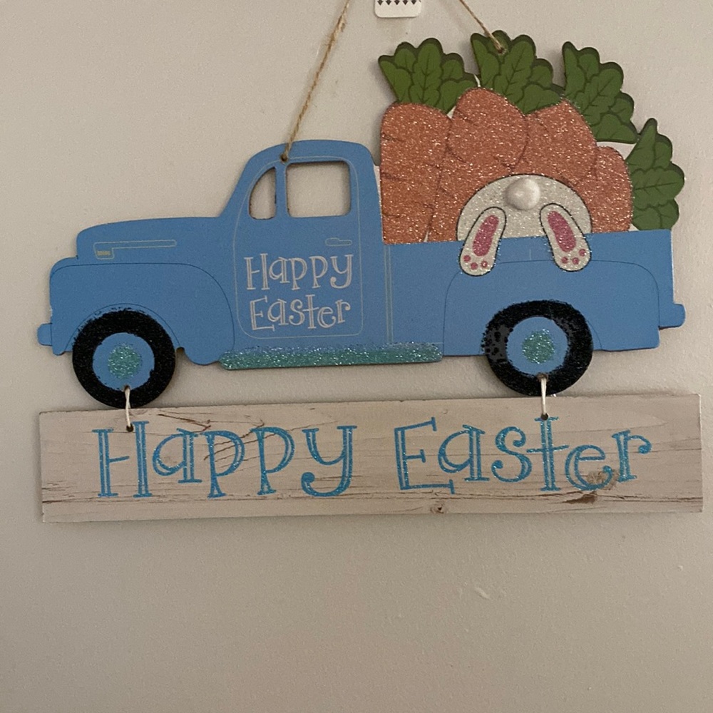 Easter truck sign